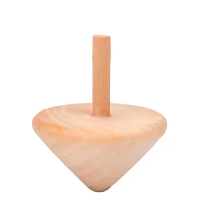 Educational Kindergarten Toys Kids Children Classic Wooden Spinning Top Wooden Toy