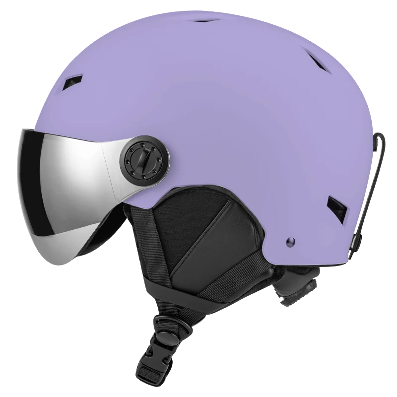 China Manufacturer Professional Skate Ski Helmet Ski For Helmet Ce En1077 With Anti Uv Goggles