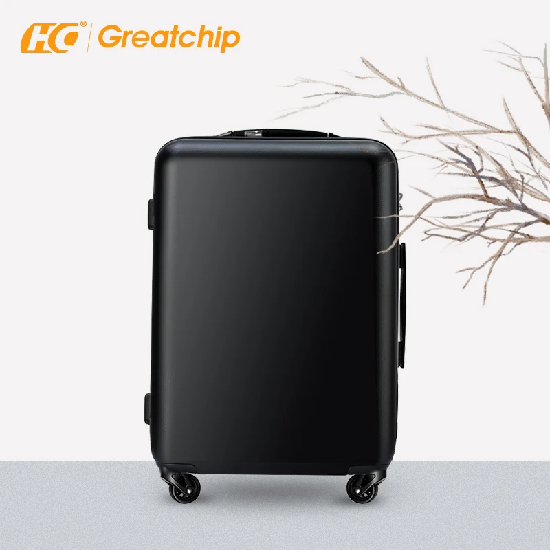 2019 ABS Carry On Trolley Smart Suitcase Luggage with Scale USB Charger Blue Tooth TSA Lock Tracker