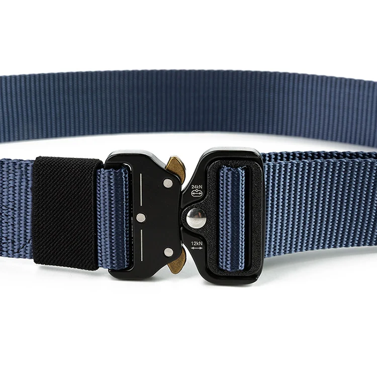 In Stock Tactical Webbing Riggers Web Belt Heavy-Duty Quick-Release Metal Buckle Belt for Men