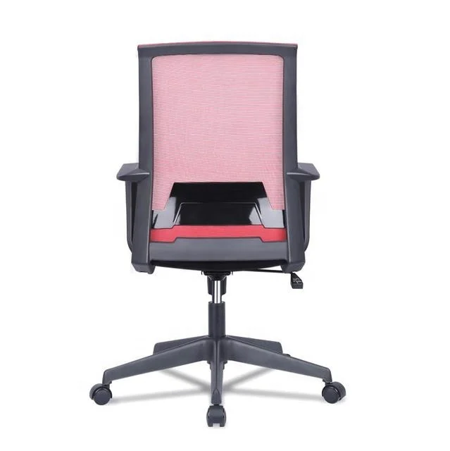 
Wholesale Mid Mesh Back Nylon Base Staff Visitor Guest Reception Office Chair with Fixed Armrest 