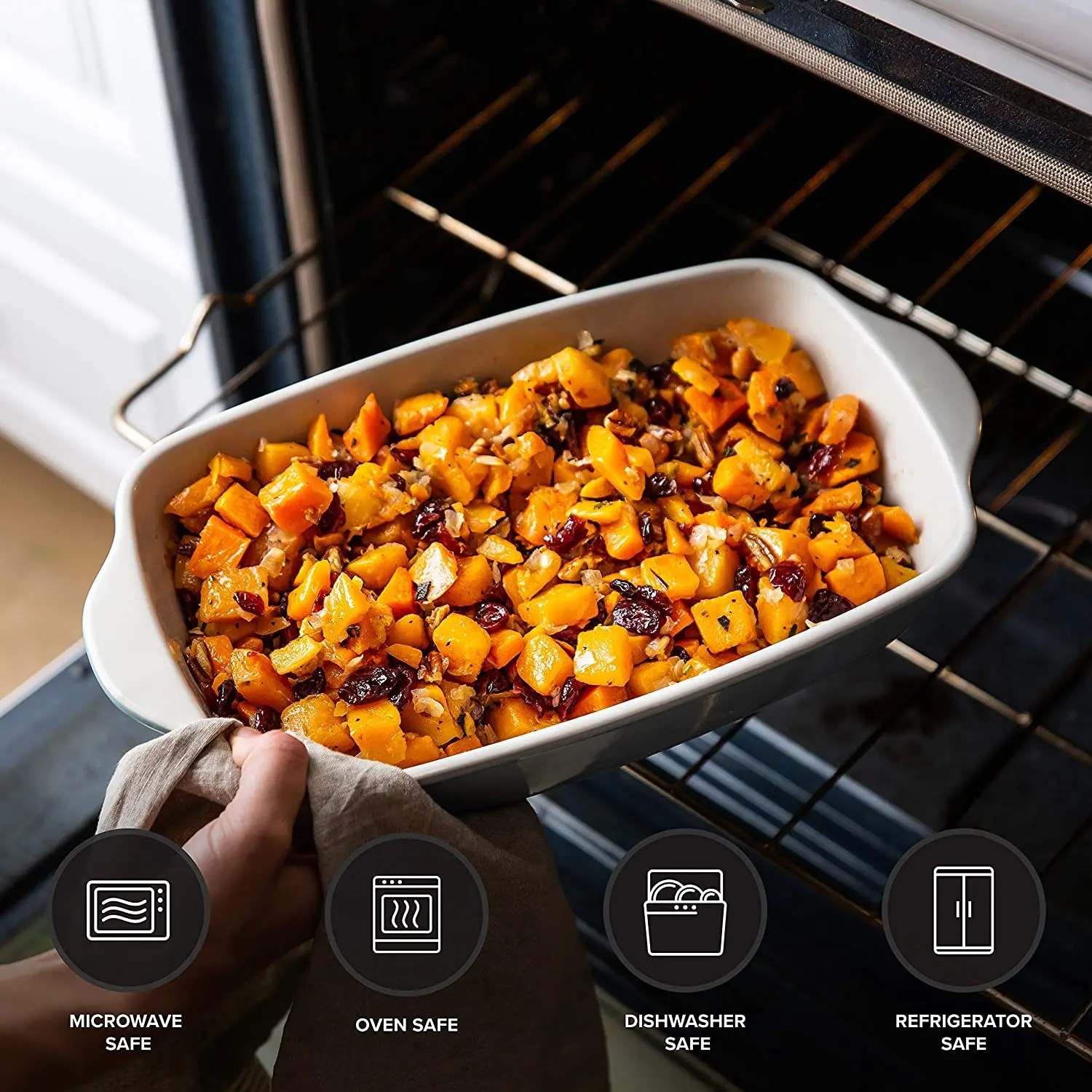 Factory Wholesale Nonstick Baking Dish Set Of 3, Two Eight Ceramic Bakeware For Cooking