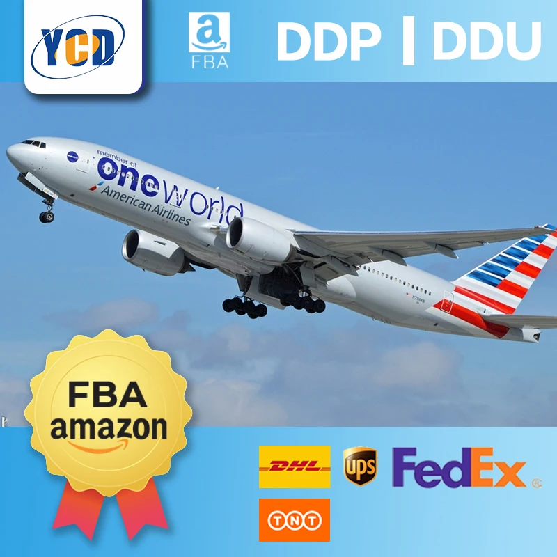 Amazon fba ddp shipper air freight forwarding logistics with consolidation parcel china to usa