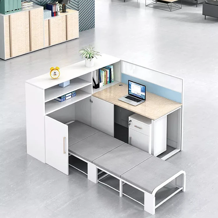 Fashion 6 Person Office Metal Workstation Table With Partition Standard Workstation