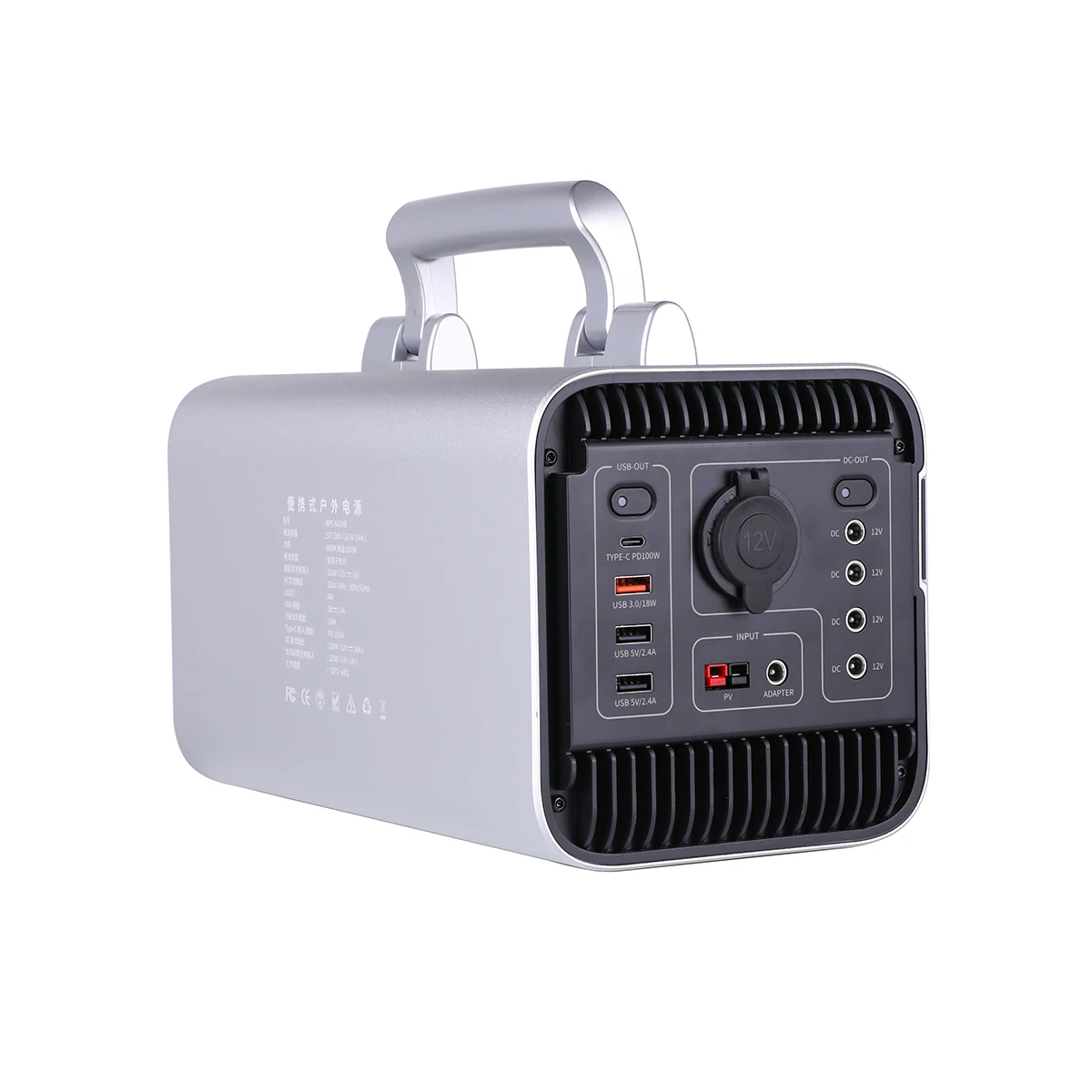 ELAN 1000w Solar Power Station For Home Use Travel Camping Laptop Mobile Phone Charger 1000w 2000w Portable Solar Generator