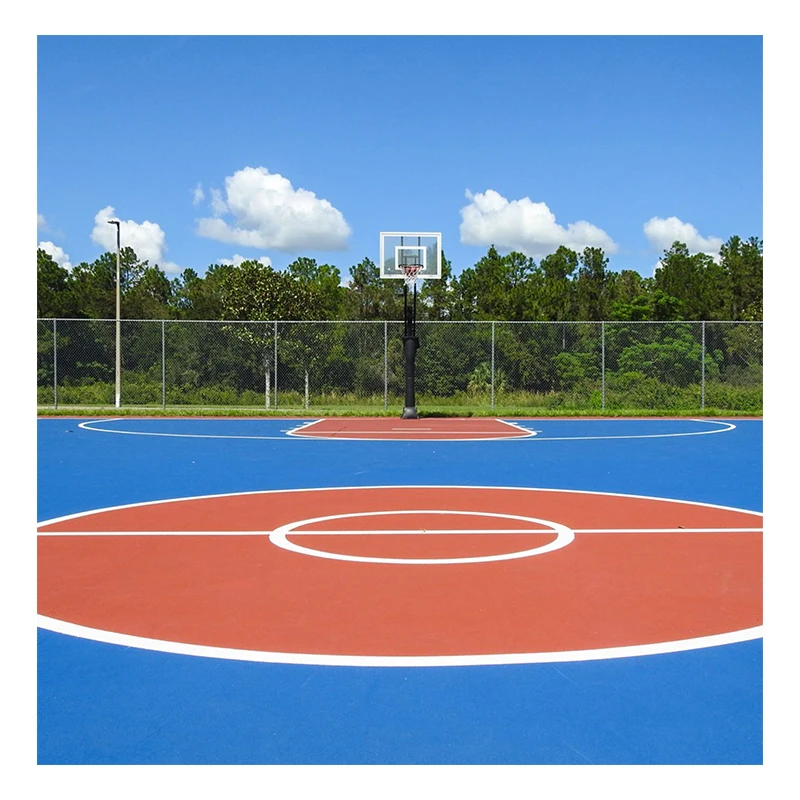 Pickleball Court Tennis Court Multi Sport Surface Acrylic Sport Court Flooring Silicone Pu Basketball Paint Material
