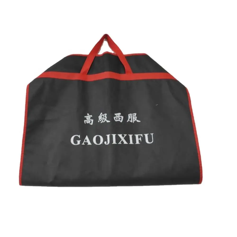Factory Custom high quality non woven  Travel Dust Cover Foldable  Clothes Suit Protector Garment Bag (62491073572)