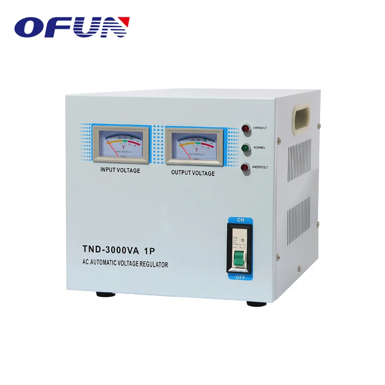 
OFUN Super September SVC-TND-3000VA Automatic Stabilizer Voltage Regulator 220V 