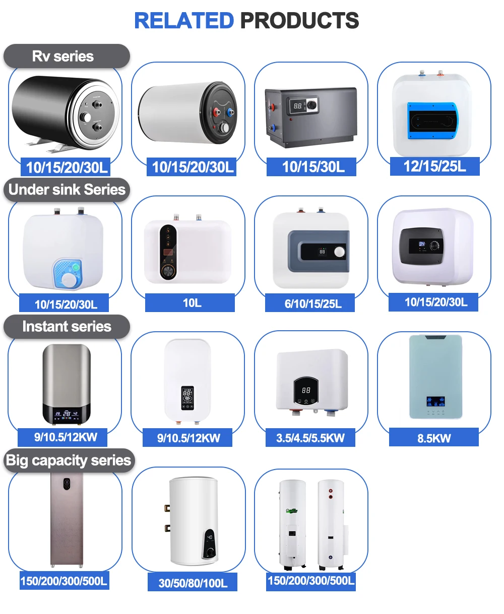 electric tank handwash 1500w plastic mold price electric domestic hot  15 liter 10 liters stainless electric water heater