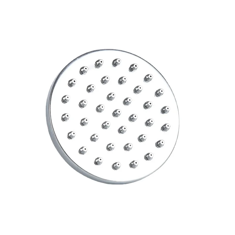 NES-QB758  Bathroom plastic chrome top spray multi-gauge plastic showerhead Supercharged round shower shower ABS nozzle
