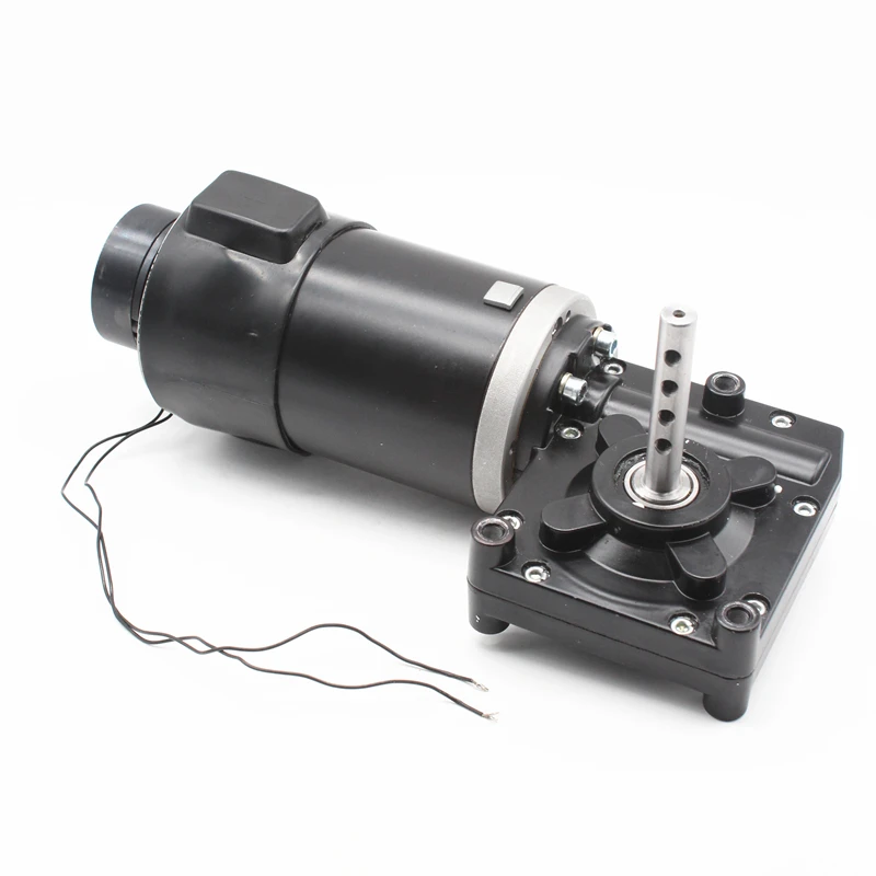 high torque low noise12v 24v 36v 400w dc worm gear motor for driving device