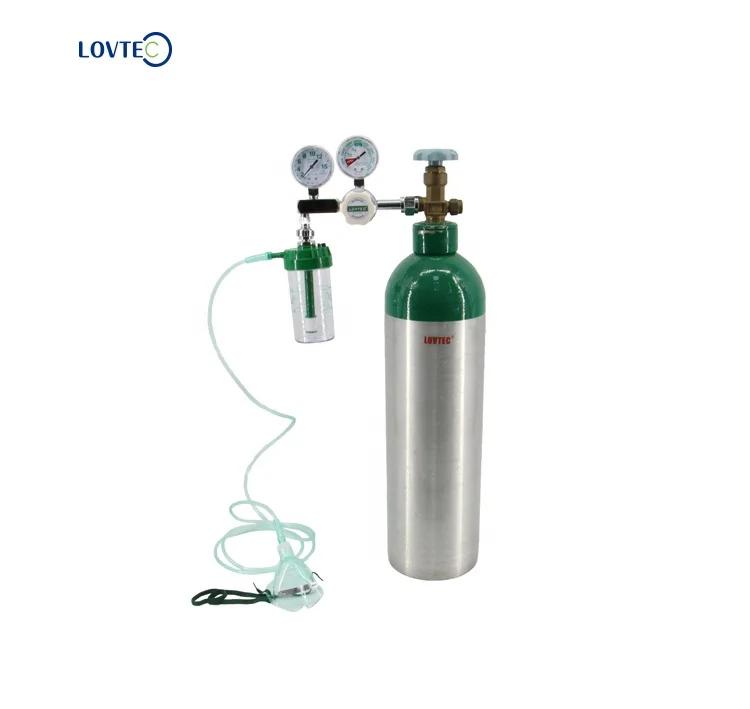 Hot selling medical equipment oxygen cylinder full brass medical gas tank cylinder