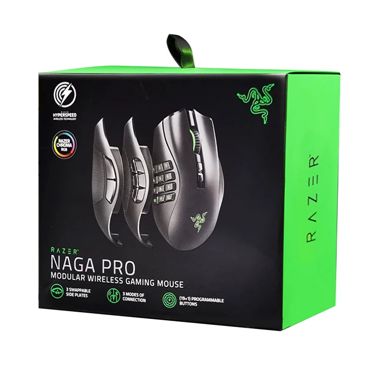 Game Mouse Naga Pro Wireless Gaming Mouse For Razer Blue tooth RGB Computer Mice Mouse Gamer