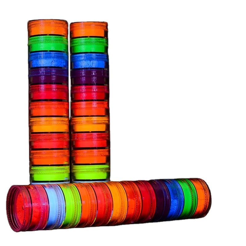 
Custom private label loose neon powder cosmetic 12 color eye shadow pigments 