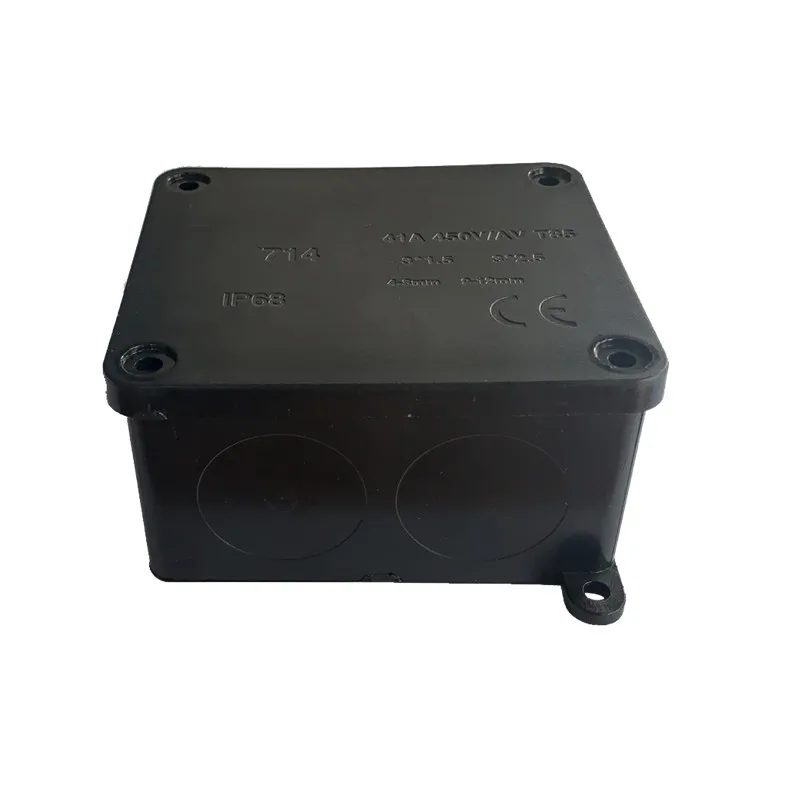 F714 Junction Box IP65 IP66 3 Way Plastic Waterproof Electrical Junction Box with Terminal Block