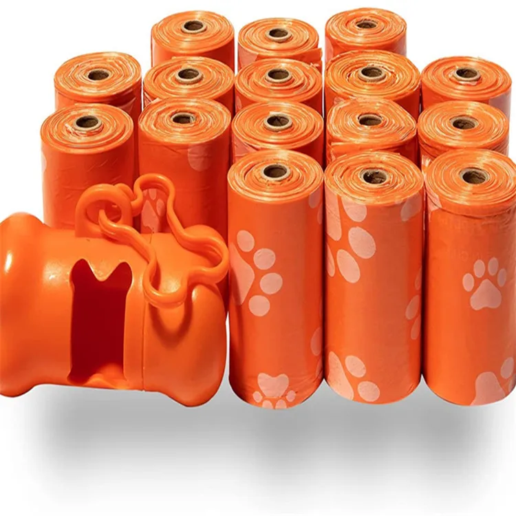 100% Compostable Biodegradable Pet Poop Cornstarch Made No Leaking Pet Waste Bag Biodegradable Dog Poop Bag