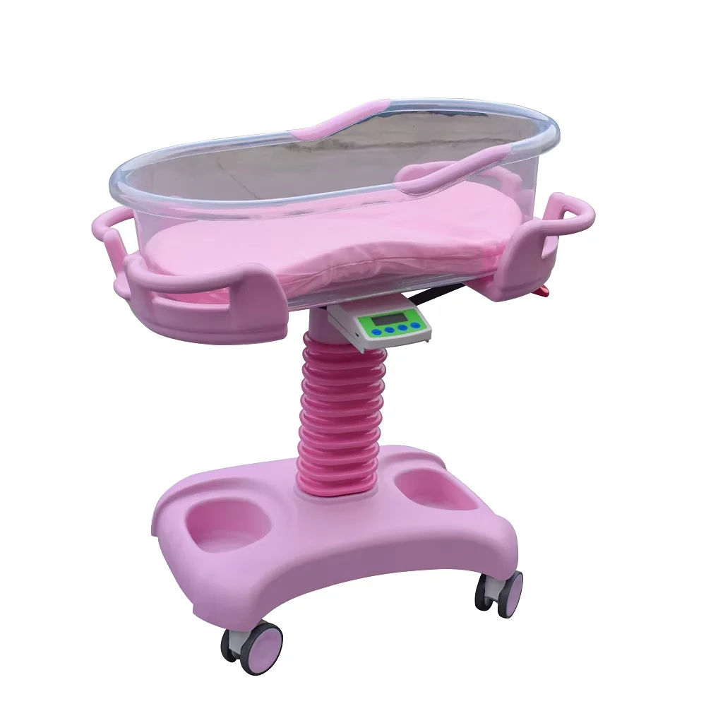 Newborn Baby Factory Price Portable Baby Crib Equipment Weightable Bassinet Bed for Kid Baby Cart Nursing Hospital Children Bed