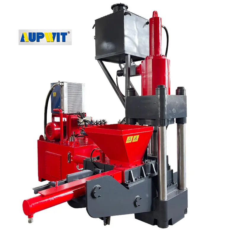 Hydraulic Briquette press/ Wood Log Press High Waste Steel Iron Briquet Briquettes Machine