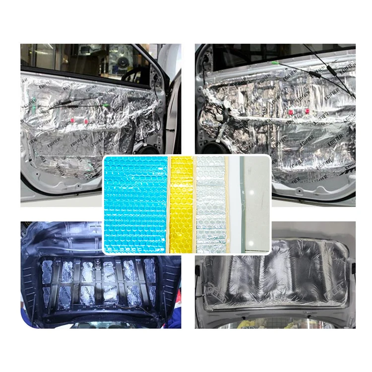 Factory direct sales of the best butyl damping sheet simple operation butyl rubber car shock absorption and sound insulation
