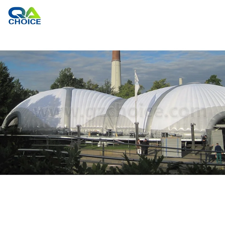 Outdoor event tent luxury inflatable dome for golf tennis court tent commercial inflatable round storage warehouse tent
