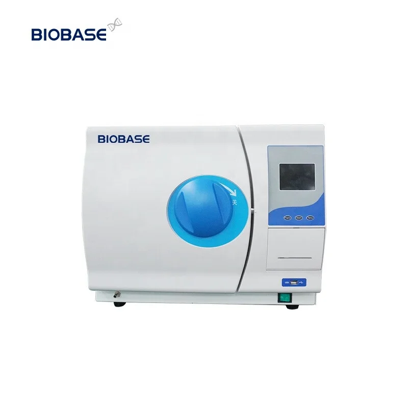 BIOBASE China Factory Steam Sterilizer One-Key Start 18L 23L Class N Table Top Autoclave in Stock