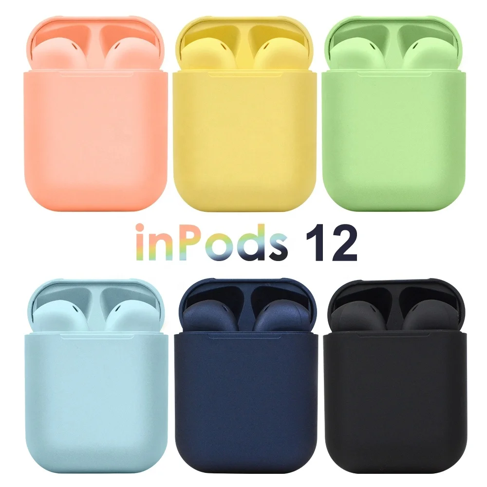
Newest Inpods 12 OEM Custom Touch Control Stereo Mini Wireless BT Earphone i12 TWS Waterproof Earbuds 