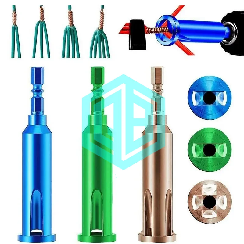 Automatic Wire Stripper Twisted Wire Tool Cable Peeling Twisting Connector Electrician Stripping Artifact Connector Hand Tools