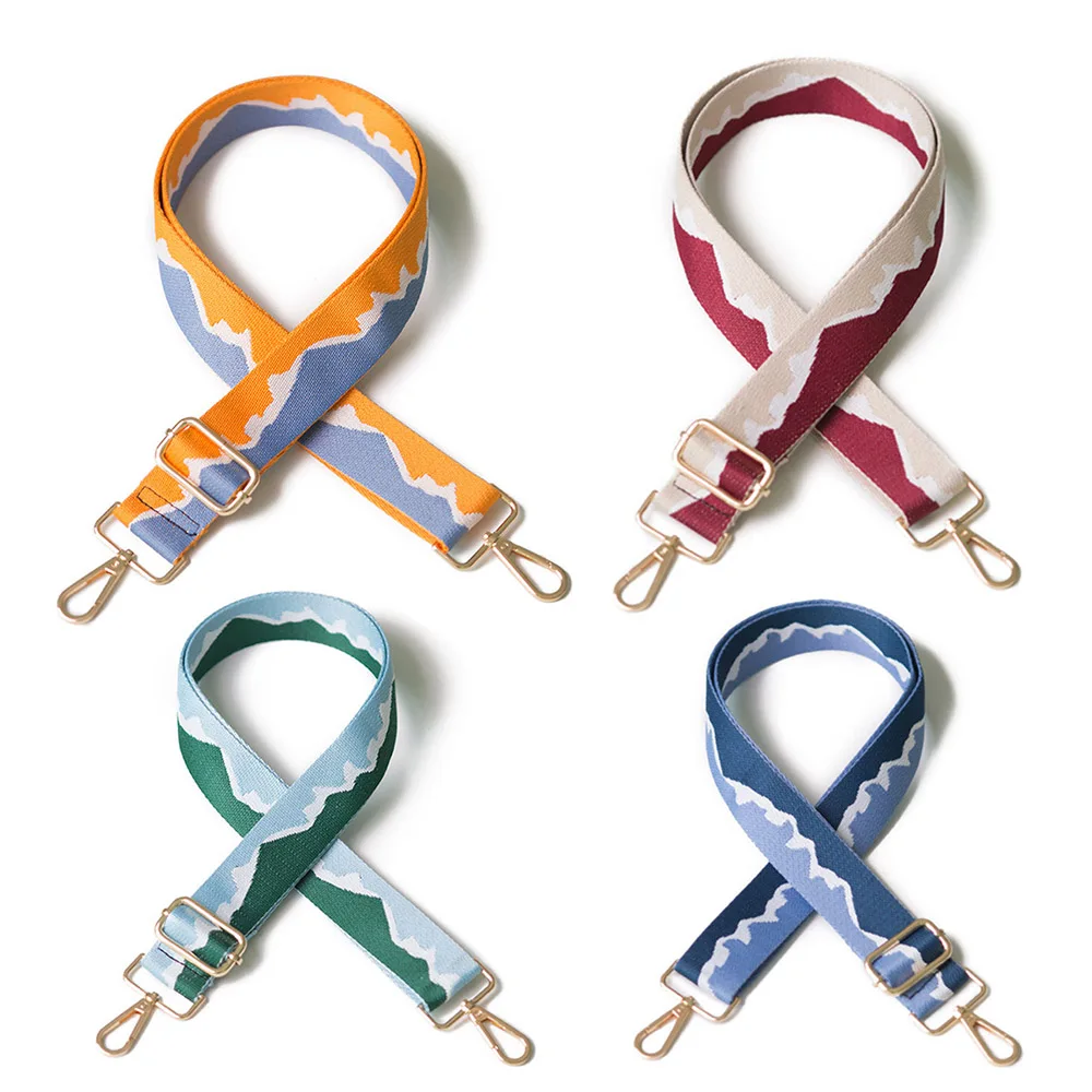 2021 New Colors 3.8cm Woven Belt Cross body Braided Bag Adjustable Wide Shoulder Straps for Bags