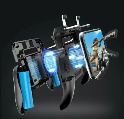  Игровой контроллер SR для PUBG джойстик мобильных телефонов 2000 мАч охлаждающий вентилятор геймпад захват IOS и Android до 6 5
