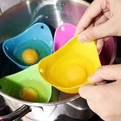 100% BPA free food grade heat resistant non stick silicone egg poachers egg cups cooking molds