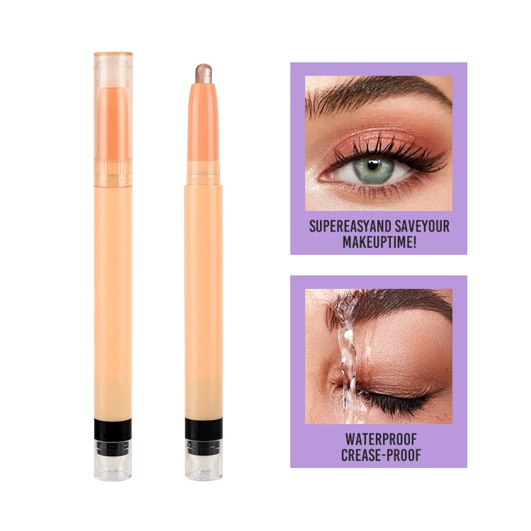 Hot Cosmetics Make Up Shiny waterproof EyeShadow Pencil Creamy Sultry Eyeshadow Pen Private Label Eyeshadow Stick