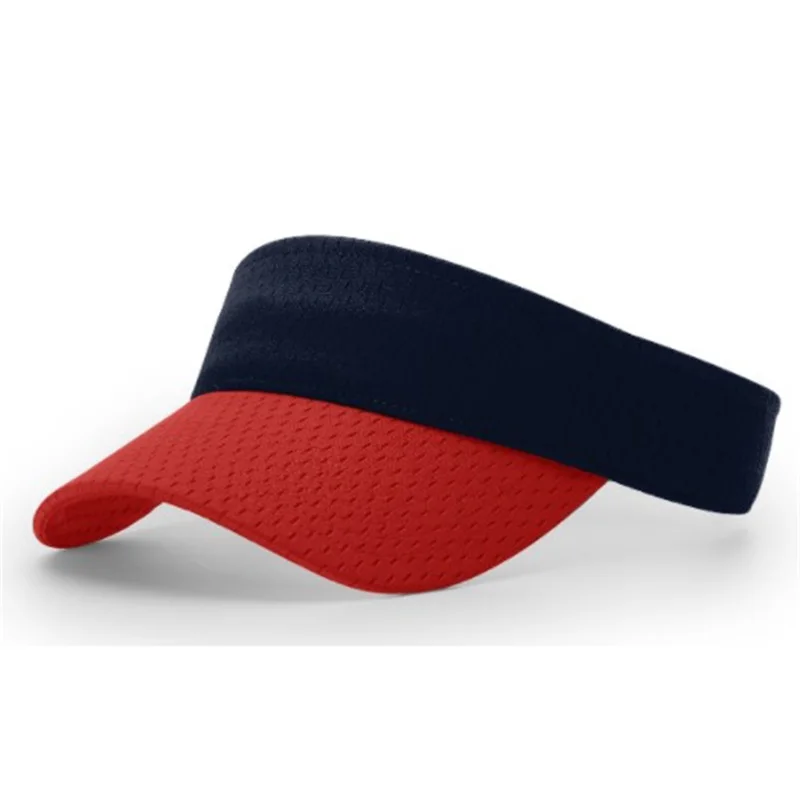 Custom OEM Breathable sports cap golf mesh sun visor hat