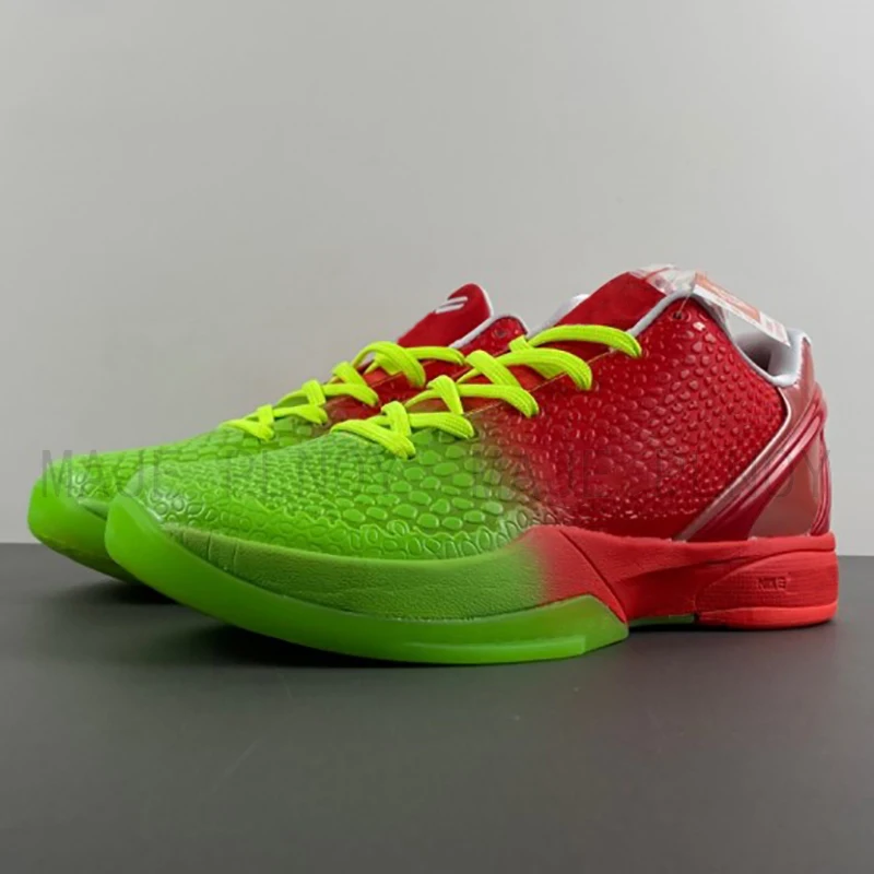 2024 Best quality In Stock  Newest Bryant 6 Protro Reverse Grinch Basketball shoes Men Sneakers