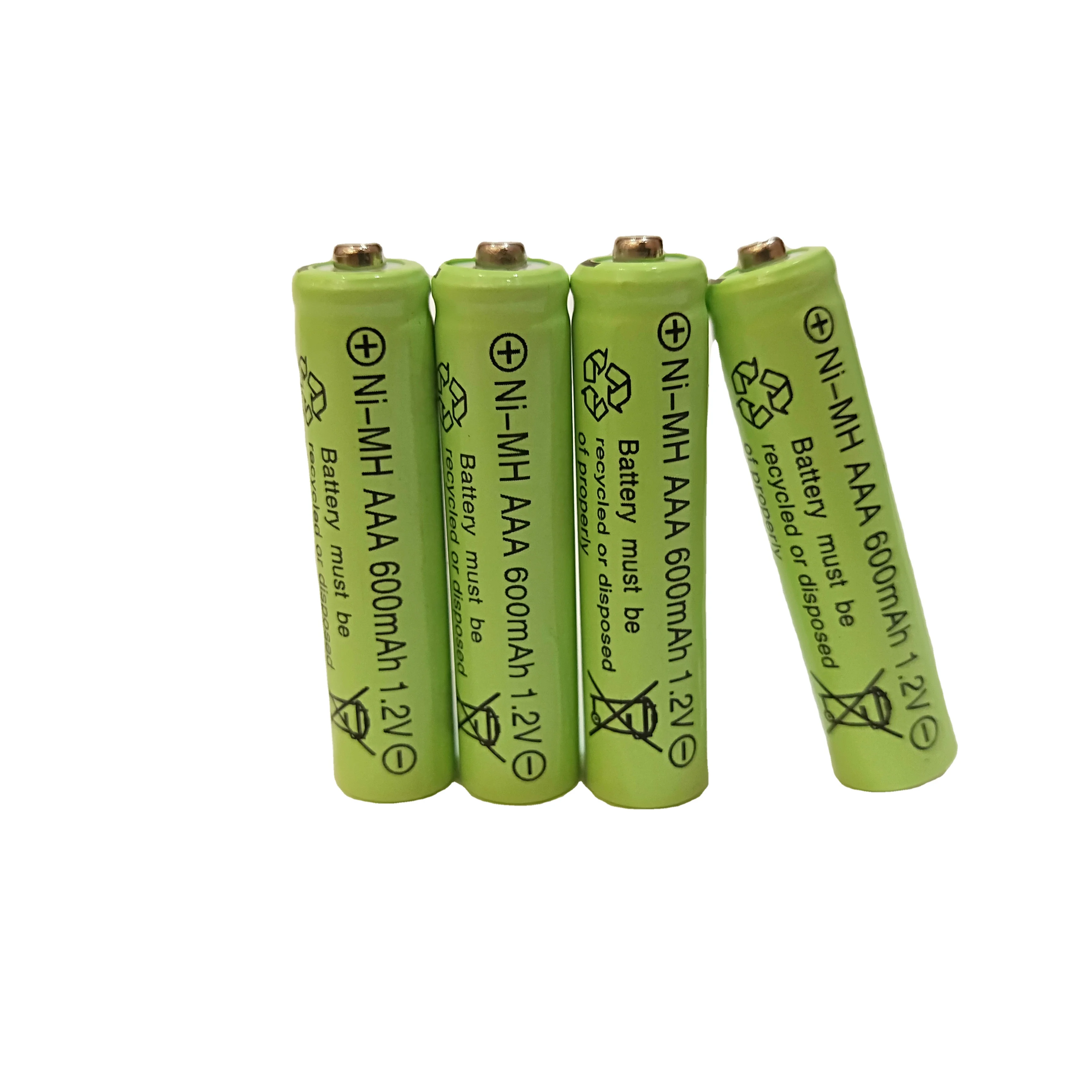 Best rechargeable AAA battery 1.2V 600mAh nimh batteries