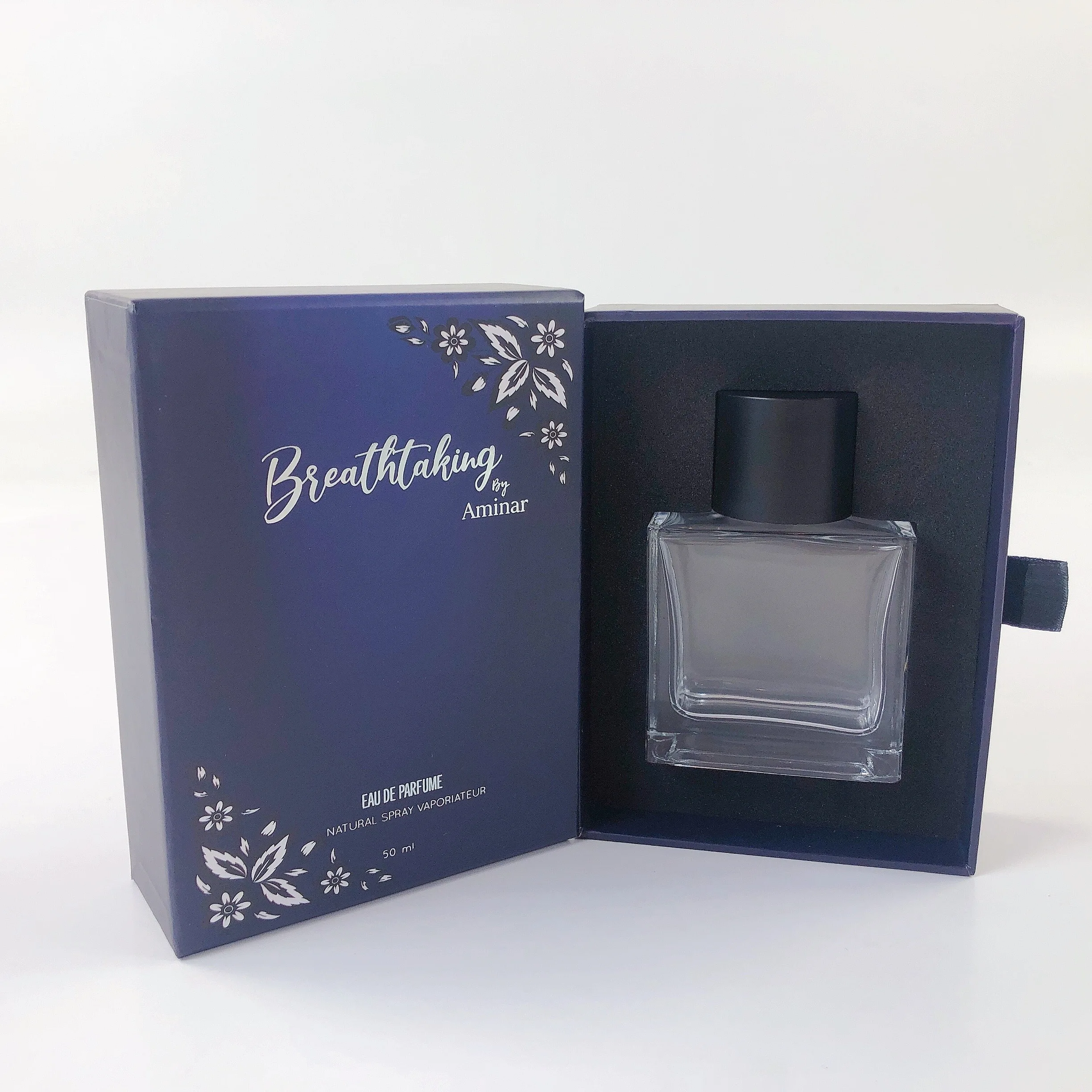 Custom Logo Printing Empty Perfume Bottles With Organizer Box Storage Rigid Gift Box For Perfume With Eva Insert