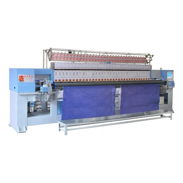 Машинная вышивка простыней, компьютерная вышивальная машина