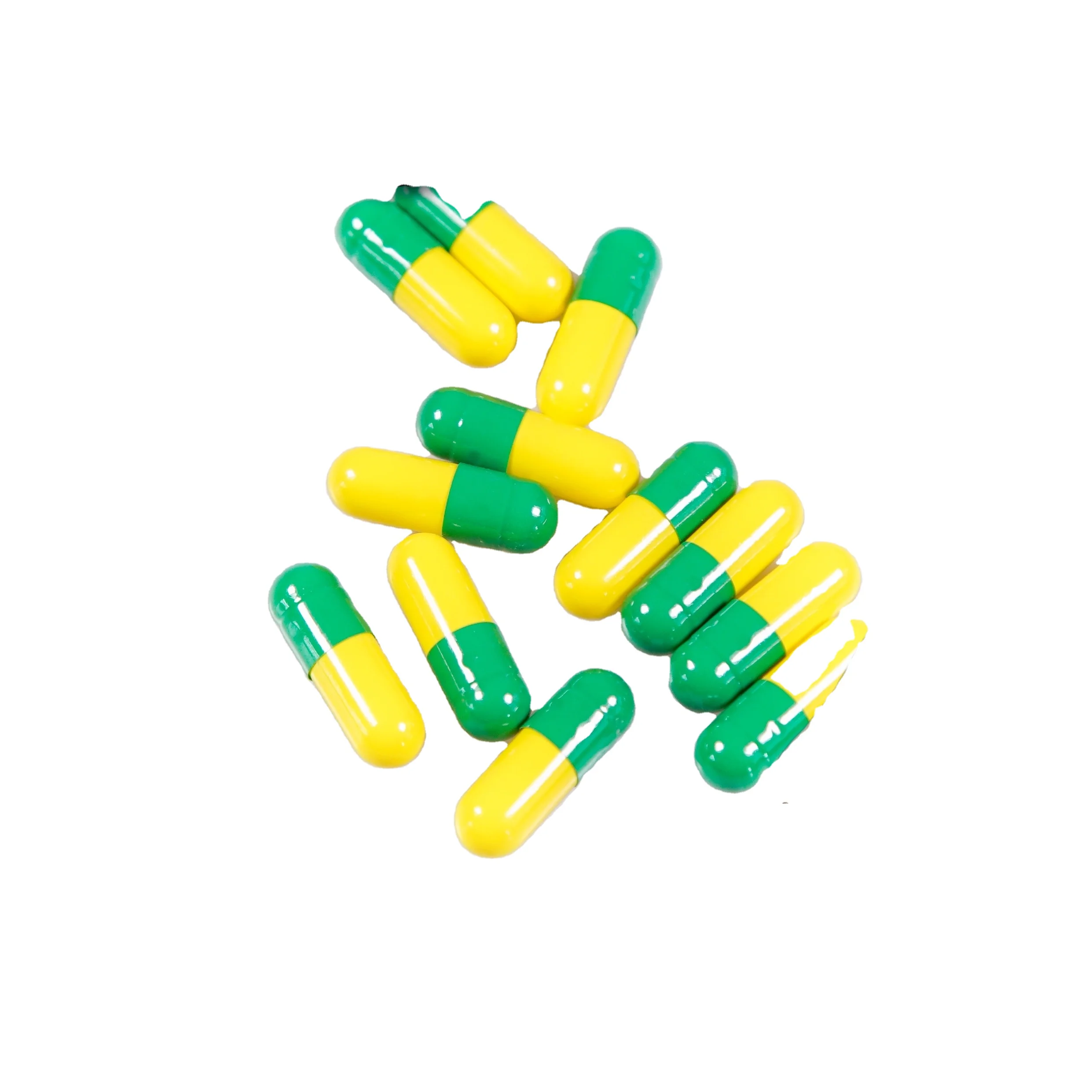 Size 0 empty hard gelatin capsules halal capsule red yellow white capsule