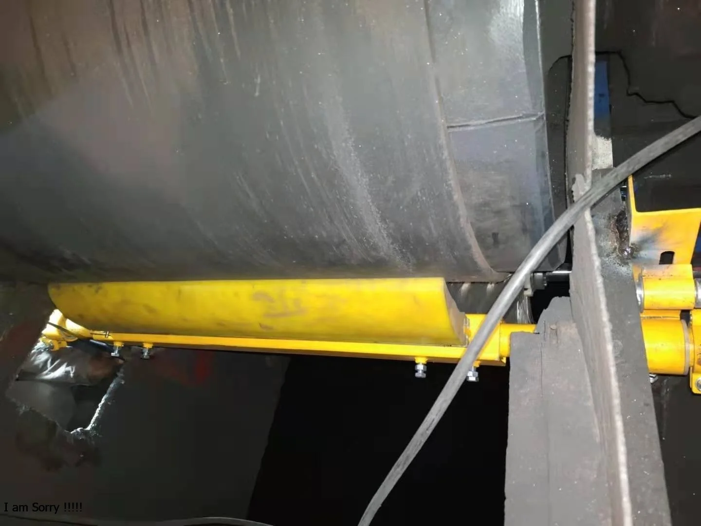 30 Inch Poly Urethane Conveyor Belt Cleaner PU Primary Belt Scraper