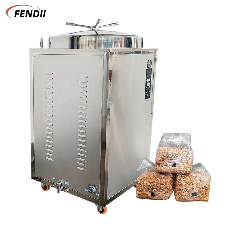 Automatic Autoclave Medical Waste food mushroom substrate Autoclave steam sterilizer 200L With Price