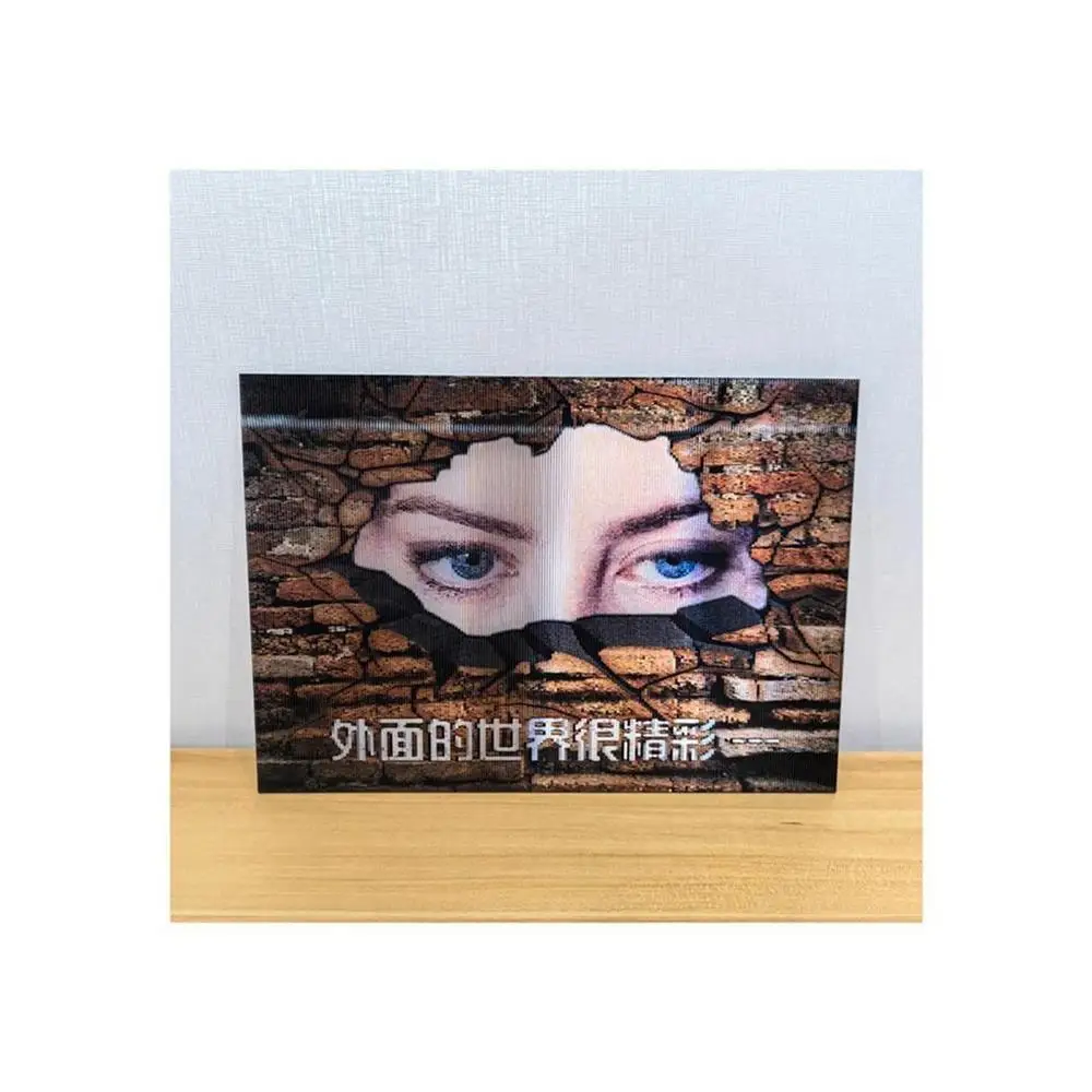 BIGIMAGE HD 3D custom creative crafts advertising raster transformation picture lenticular painting digital UV printing