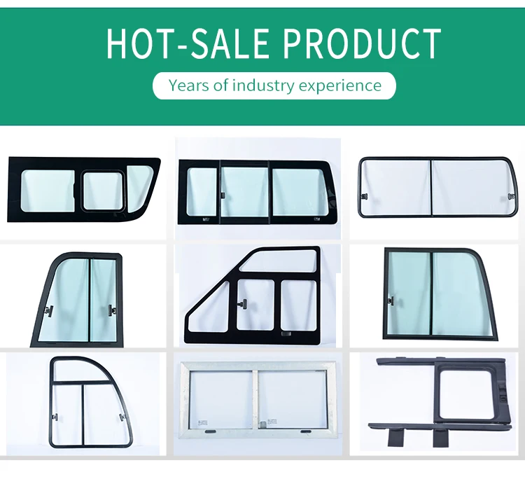 factory outlets 94-99 Van middle side window car camper van sliding window with fram