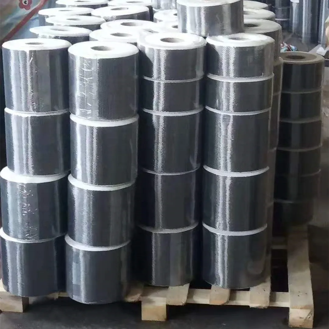 12K 200g 10mm   carbon fiber cloth, construction bridge reinforcement, concrete crack repair