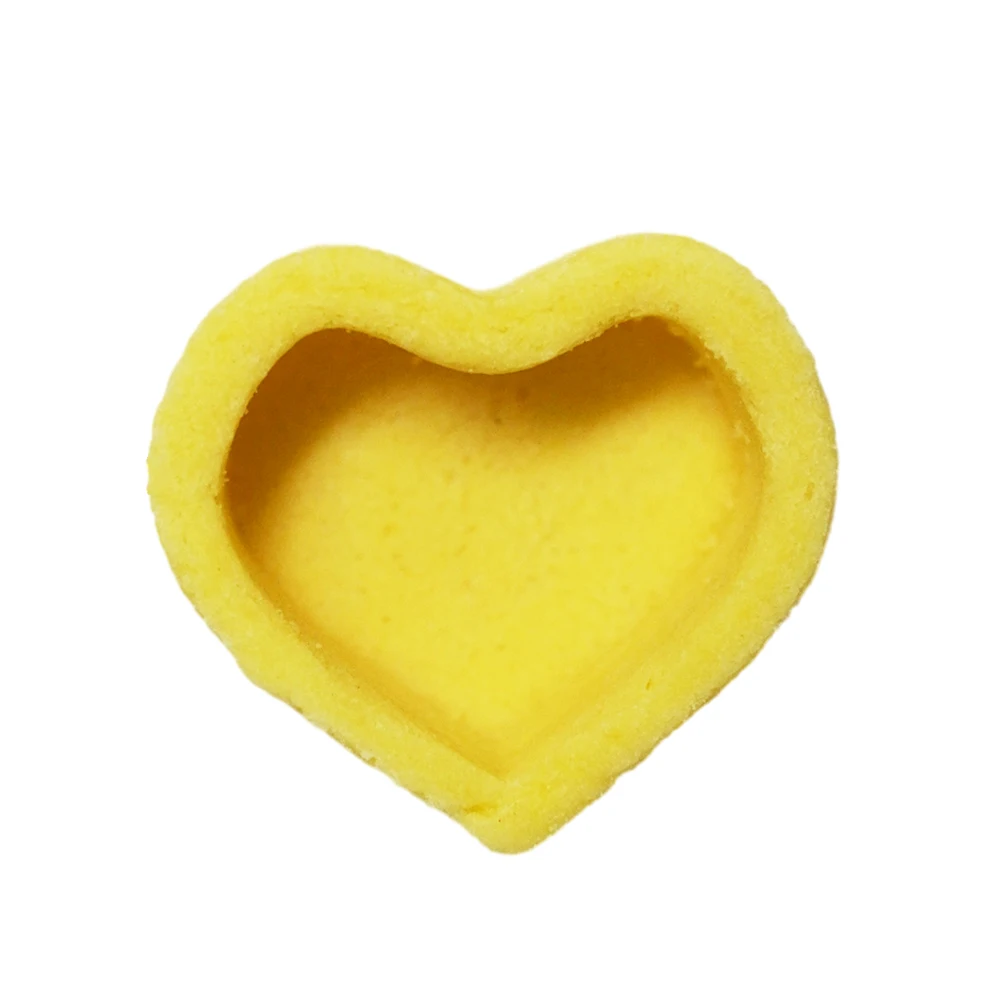 factory wholesale price Best quality Heart-shaped tart shells 4cm for sale mini Instant eggs tart shells