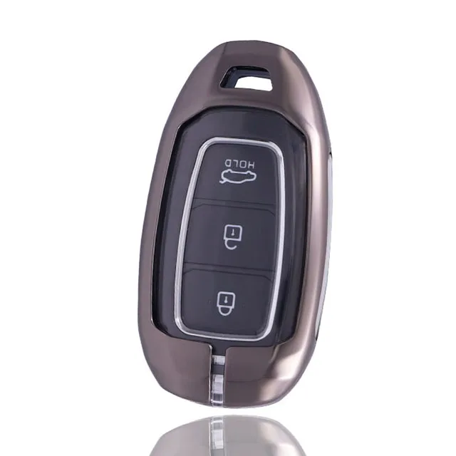 Design and manufacture electroplate chrome metal car key case cover car key accessories series product