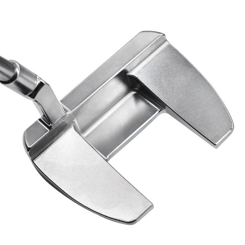 Xiamen Jasbao Factory Custom Logo Golf  Putter Mallet CNC Milled Right Hand Golf  Putter Head  Zinc Aluminum Alloy Golf  Putters
