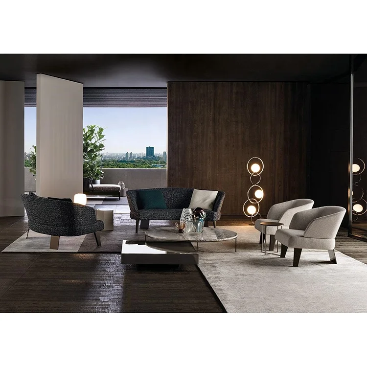 Elegant Luxury Velvet Sofa Furniture For European Living Room Design