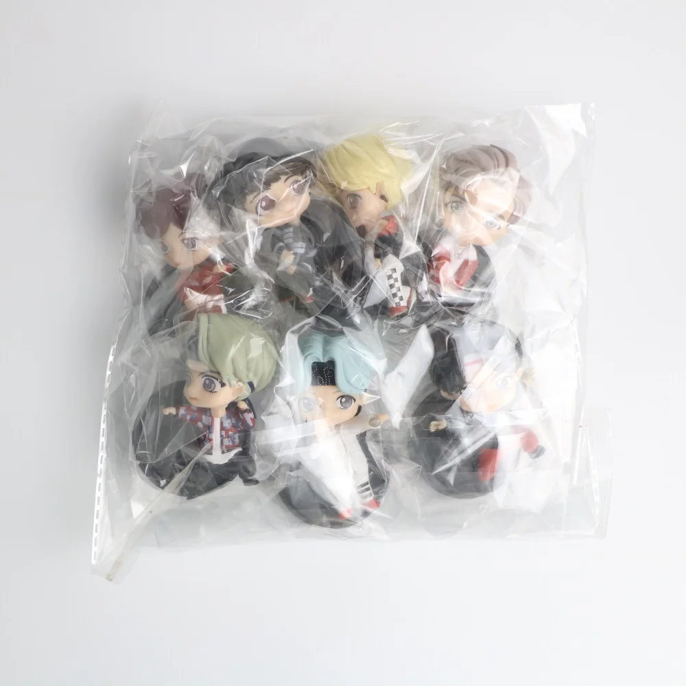 Горячая продажа 7 предметов в партии корейский мальчик группа Nam-чжун Ким сок Jin мин Юн Gi Чжи тэ Хен вентиляторы рисунок