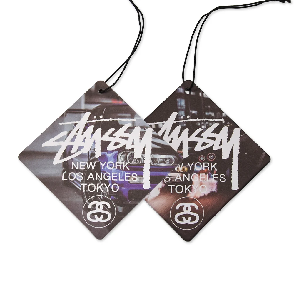 Custom scent paper printing car air freshener with custom logo