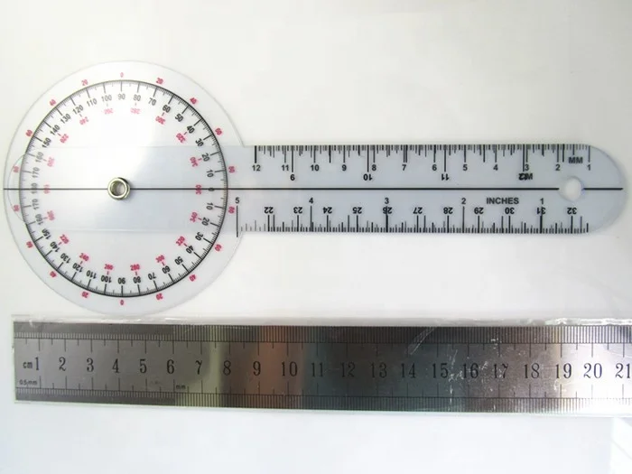 6inch, 8inch, 12inch Angle Medical Ruler Spinal Goniometer Angle ruler