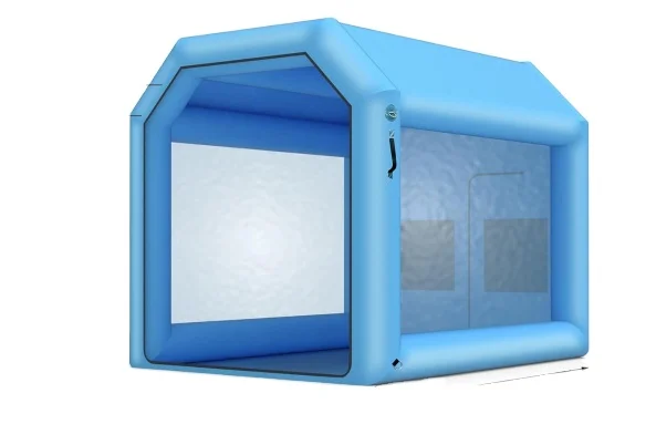 Inflatable Spray Booth with Powerful Blower and Air Filter System Portable Paint Booth Tent for Car Parts Motorcycles Furnitures
